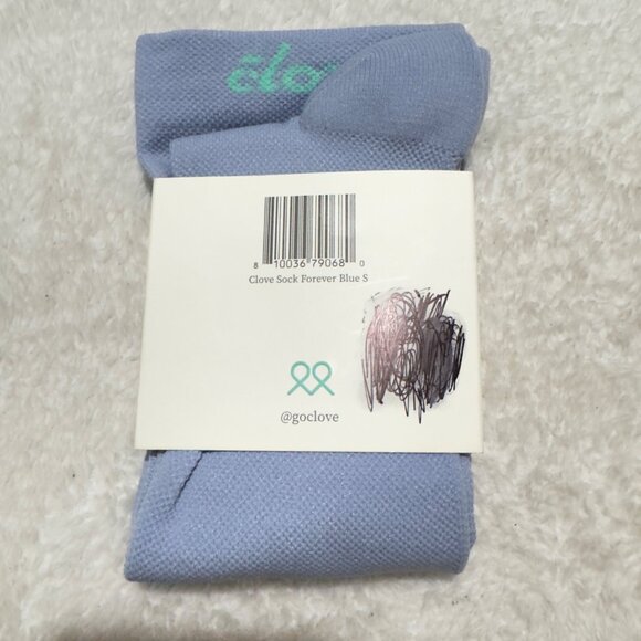 Clove Compression Socks 20-30mmHg Forever Blue With Mint Logo Size small 1 pair - Picture 3 of 7